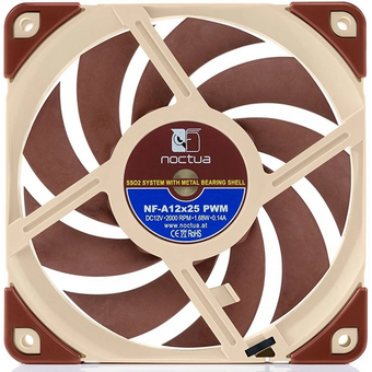  Вентилятор Noctua NF-A12x25 FLX 120x120x25 мм, 1350/1700/2000 об/мин, 23 дБА (100389) 