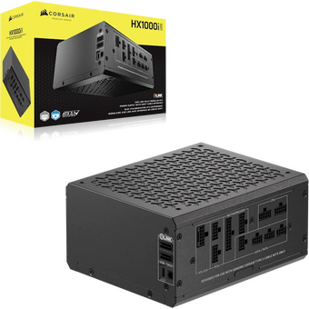  Блоки питания Corsair HX1000i Shift (CP-9020265-EU) RPS0195, 1000W 80+ Platinum (ATX, 3.1, PCIe 5.1, Full modular, 1x24(20+4)pin) 