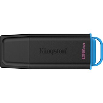  USB-флешка Kingston DataTraveler Exodia DTXG2/128GB USB3.0 черный/голубой 