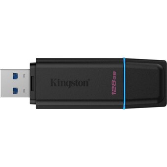  USB-флешка Kingston DataTraveler Exodia DTXG2/128GB USB3.0 черный/голубой 