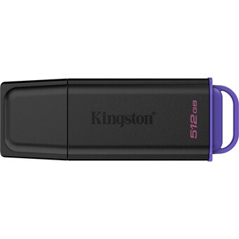  USB-флешка Kingston DataTraveler Exodia DTXG2/512GB USB3.0 черный/фиолетовый 