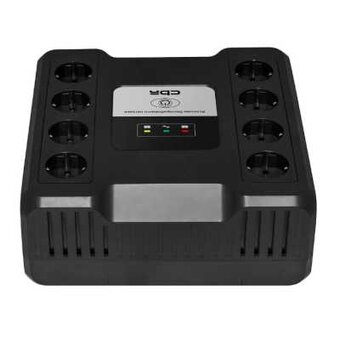  ИБП CBR Crystal CTL-600B-8F-LDK Line Interactive, 600 VA/360 W 8xEuro, 8 с резервированием и фильтрацией, Breaker 