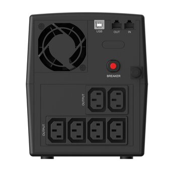  ИБП CBR Quantum QTM-1500T-6I-LCUC Line Interactive 1500 VA/900 W, 6x13, HID-USB, RJ45 