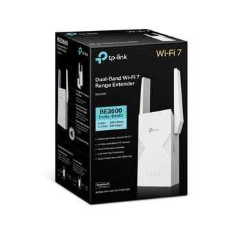  Усилитель сигнала TP-Link RE235BE двухдиапазонный Wi-Fi 7 BE3600 с поддержкой Mesh, 2,4/5ГГц, до 3570Мбит/с 
