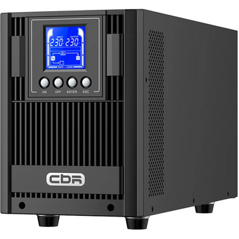  ИБП CBR Essence ESN-2000C (ESN-2KT-6I-LCHERSC) Online 2000 VA/2000 W, Tower, 6xC13, LCD, HID-USB, RS232, EPO, SNMP slot 
