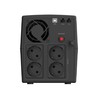  ИБП CBR Quantum QTM-1200T-6I-LCUC Line Interactive 1200 VA/720 W, 6xC13, HID-USB, RJ45 