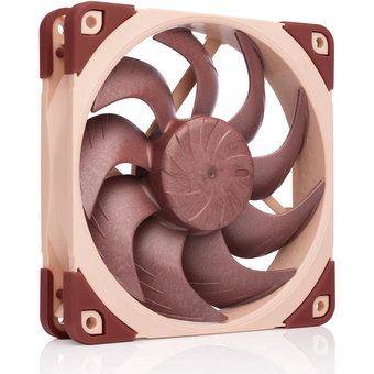  Кулер Noctua NF-A12x25 G2 LS-PWM (120x120x25mm, 4-pin PWM, 39.02CFM, 11.8dBA, 1100RPM, Beige/Brown) 