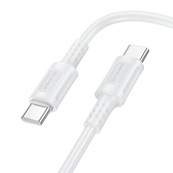  Кабель Borofone BX111 Type-C/Type-C White 