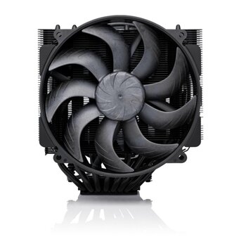  Кулер Noctua NH-D15 G2 chromax.black, Black (228W, 4-pin PWM, 168mm, Al/Cu, 8x6mm, 2x140mm, 91.5CFM, 24.8dBA, 1500RPM) 