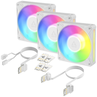  Вентилятор ARCTIC BioniX P12 A-RGB (White) - 3 Pack (ACFAN00338A) 
