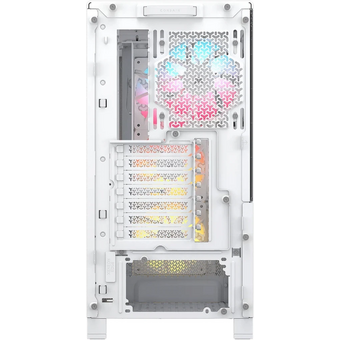  Корпус Corsair Frame 4000D LCD RS ARGB (CC-9011327-WW), без БП, Midi-Tower, TG, 3x120mm 3xUSB Type-C, E-ATX, ATX, mITX White 