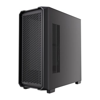  Корпус HSPD F750 (F750-TGBK), без БП, Mesh Mid Tower, Black, TG, 0.6 SPCC, no fans, ATX, mITX 160/405/160mm 3x2.5", 2x3.5", 7xPCI 1xUSB-A 