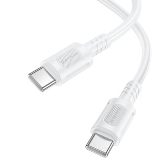  Кабель Borofone BX111 Type-C/Type-C White 