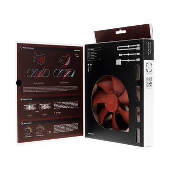  Кулер Noctua NF-A14 ULN (140x140x25mm, 3-pin, 46.97CFM, 11.9dBA, 800RPM, Beige/Brown) 