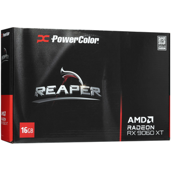  Видеокарта PowerColor AMD Radeon RX 9060 XT Reaper (RX9060XT 16G-A) 