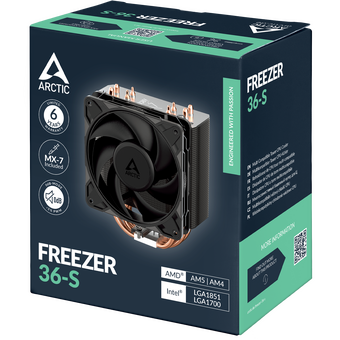  Вентилятор Arctic Freezer 36-S - Retail (ACFRE00194A) (Intel LGA 1851, LGA 1700 AMD AM5, AM4) 