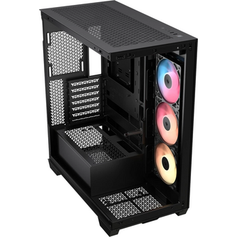  Корпус Corsair 3500X RS-R ARGB (CC-9011322-WW), без БП, Midi-Tower, TG, 3x120mm 2xUSB-A 3.2, 1xUSB Type-C, E-ATX, ATX, mITX Black 