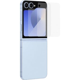  Защитная пленка для экрана Samsung EF-UF741CTEGRU для Samsung Galaxy Z Flip6 прозрачная, 2 шт, прозрачный 