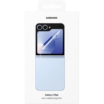  Защитная пленка для экрана Samsung EF-UF741CTEGRU для Samsung Galaxy Z Flip6 прозрачная, 2 шт, прозрачный 