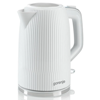  Электрочайник Gorenje K17DPW белый/серебристый 