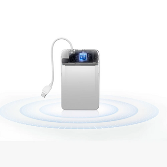  Внешний аккумулятор UGREEN PB570 (75983B) MagFlow Air Ultra-Slim 30W Magnetic 10000mAh Wireless Power Bank USB-C Cable белый 