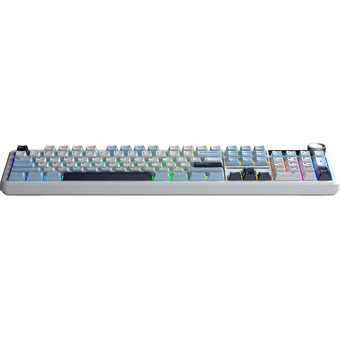  Клавиатура беспроводная AULA F108 Pro Бело-голубо-тёмно-пурпурный зеленые Reaper свитчи 