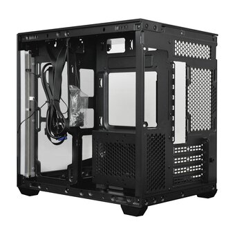  Корпус Ginzzu V340 RGB подсветка, закаленное стекло 1*USB 3.0,1*USB 2.0, AU mATX 