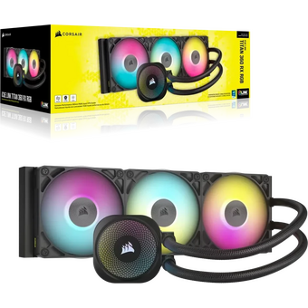  СВО Corsair iCUE Link Titan 360 RX RGB Black (CW-9061018-WW) (360mm, Fans 3x120mm, 73.5CFM, 36dBA, 2100) 