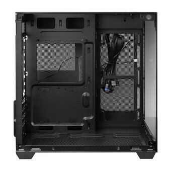  Корпус Ginzzu V340 RGB подсветка, закаленное стекло 1*USB 3.0,1*USB 2.0, AU mATX 