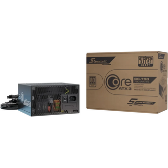  Блок питания SEASONIC Core GC-750 (Core (V3) GC-750) ATX 3.1 80+ Gold Gen.5 Dir Cab 