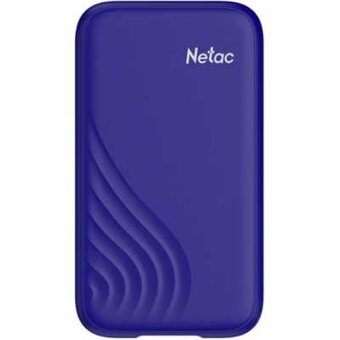  Внешний SSD Netac 128Gb ZX20 III Evo (NT01ZX20Ⅲ Evo-128G-32BL) (USB3.2 Gen1 Type-C, 550/480MBs, 93x52x9mm, 34g, plastic) Blue 