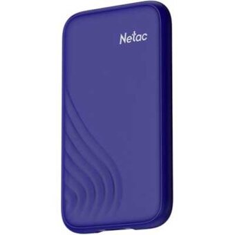  Внешний SSD Netac 128Gb ZX20 III Evo (NT01ZX20Ⅲ Evo-128G-32BL) (USB3.2 Gen1 Type-C, 550/480MBs, 93x52x9mm, 34g, plastic) Blue 