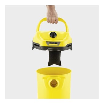  Строительный пылесос Karcher WD 2 Plus V-12/4/18 (1.628-018.0) желтый 