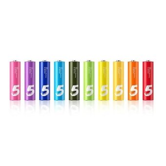  Батарейки Xiaomi Cuktech LR03 1.5V тип AAА 10шт B07 цветные 