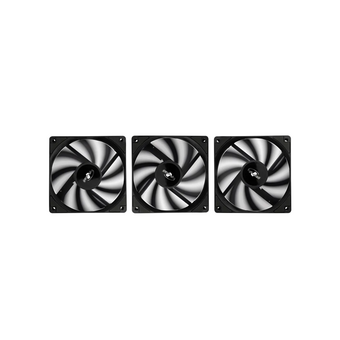  Вентилятор Eurocase EU-FN120WL001 BL YF1202A Black,120 black fan 4pin PMW female and male connector with brown box,3pcs in big brown box 