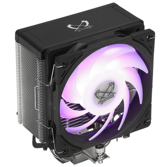  Кулер Scythe Kotetsu Mark 4 ARGB Black/Silver (SCKTT-4000AR) (150W, 4-pin PWM, 155mm, Al/Cu, 4x6mm, 1x120mm, 60.29CFM, 26.88dB) 