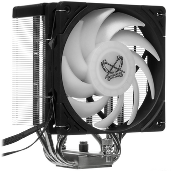  Кулер Scythe Kotetsu Mark 4 ARGB Black/Silver (SCKTT-4000AR) (150W, 4-pin PWM, 155mm, Al/Cu, 4x6mm, 1x120mm, 60.29CFM, 26.88dB) 