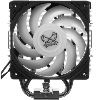  Кулер Scythe Kotetsu Mark 4 ARGB Black/Silver (SCKTT-4000AR) (150W, 4-pin PWM, 155mm, Al/Cu, 4x6mm, 1x120mm, 60.29CFM, 26.88dB) 