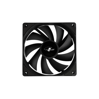  Вентилятор Eurocase EU-FN120WL001 BL YF1202A Black,120 black fan 4pin PMW female and male connector with brown box,3pcs in big brown box 