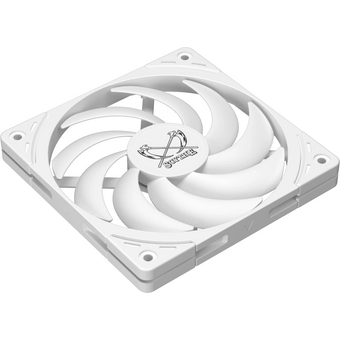  Кулер Scythe Wonder Tornado 120 Slim White (WT1215FD20W-P) (120x120x15mm, 4-pin PWM, 34.31CFM, 26.36dBA, 2000RPM) 