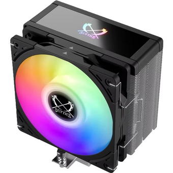  Кулер Scythe Kotetsu Mark 4 ARGB Black/Silver (SCKTT-4000AR) (150W, 4-pin PWM, 155mm, Al/Cu, 4x6mm, 1x120mm, 60.29CFM, 26.88dB) 