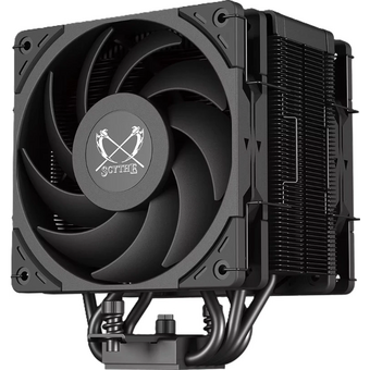  Кулер Scythe Kotetsu Mark 4 DBE Black (SCKTT-4000DBE) (200W, 4-pin PWM, 155mm, Al/Cu, 4x6mm, 2x120mm, 60.29CFM, 26.88dBA) 