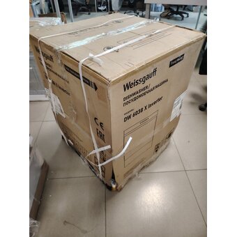  УЦ Посудомоечная машина Weissgauff DW 6038 X Inverter (плохая упаковка, б/у, нет документации, замена ПП и Рец. насоса в сборе с ТЭНом) 