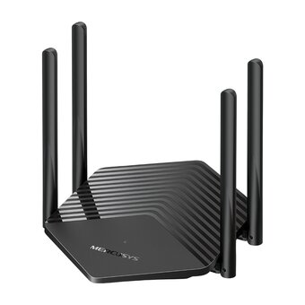 Двухдиапазонный роутер Mercusys MR80X V5 Wi-Fi 6 AX3000, 2,4/5ГГц, до 2976Мбит/с, LAN 3x1Гбит/с, WAN 1x1Гбит/с 