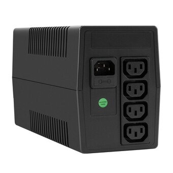  ИБП ExeGate Power NB-400.LED.AVR.4C13 (EX299621RUS) 400VA/240W, LED, AVR, 4*C13, батарея 12V 4.5Ah, Black 