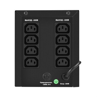  ИБП ExeGate SpecialPro Smart LLB-1000.LCD.AVR.8C13 (EX299954RUS) 1000VA/700W, LCD, 8*C13, батарея 12V 7.2Ah 2шт, металлический корпус, Black 