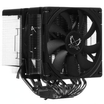  Кулер Scythe Fuma 3 Black/Silver (SCFM-3000) (230W, 4-pin PWM, 154mm, Al/Cu, 6x6mm, 2x120mm, 39.44/67.62CFM, 23.8/28.6dBA) 
