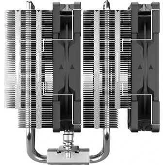  Кулер Scythe Magoroku Black/Silver (SCMR-1000) (280W, 4-pin PWM, 155mm, Al/Cu, 6x6mm, 2x120mm, 60.29CFM, 26.88dBA, 2000RPM) 
