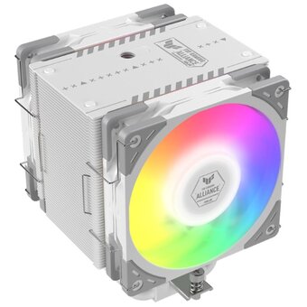  Кулер Scythe Mugen 6 Tuf Gaming White Edition (SCMG-6000TufW) (240W, 4-pin PWM, 154mm, Al/Cu, 6x6mm, ARGB, 2x120mm, 75.17CFM) 