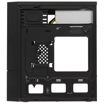  Корпус Foxline FZ-017 Forza без БП, mATX black, w/o PSU, w/2xUSB2.0, w/pwr cord, Fan 